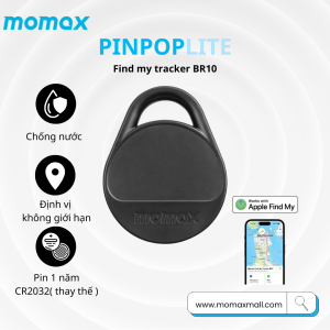 Thiết bị định vị vị trí Momax Pinpop Lite BR10 (Kết nối với Apple Find My)